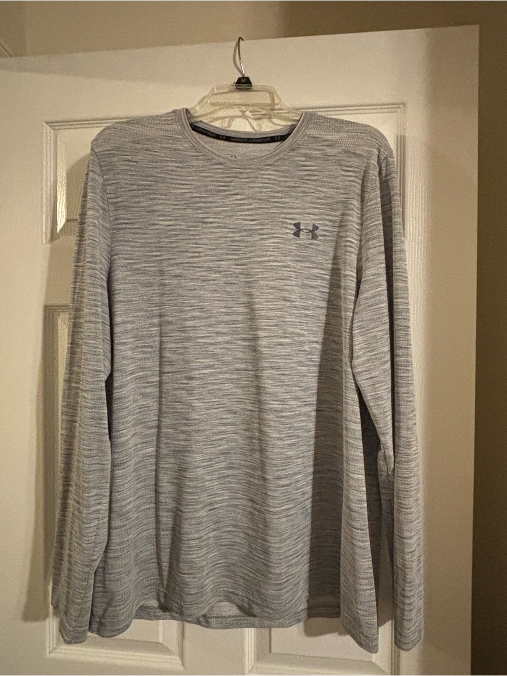 Under Armour Grey Heather Long Sleeve Performance Shirt